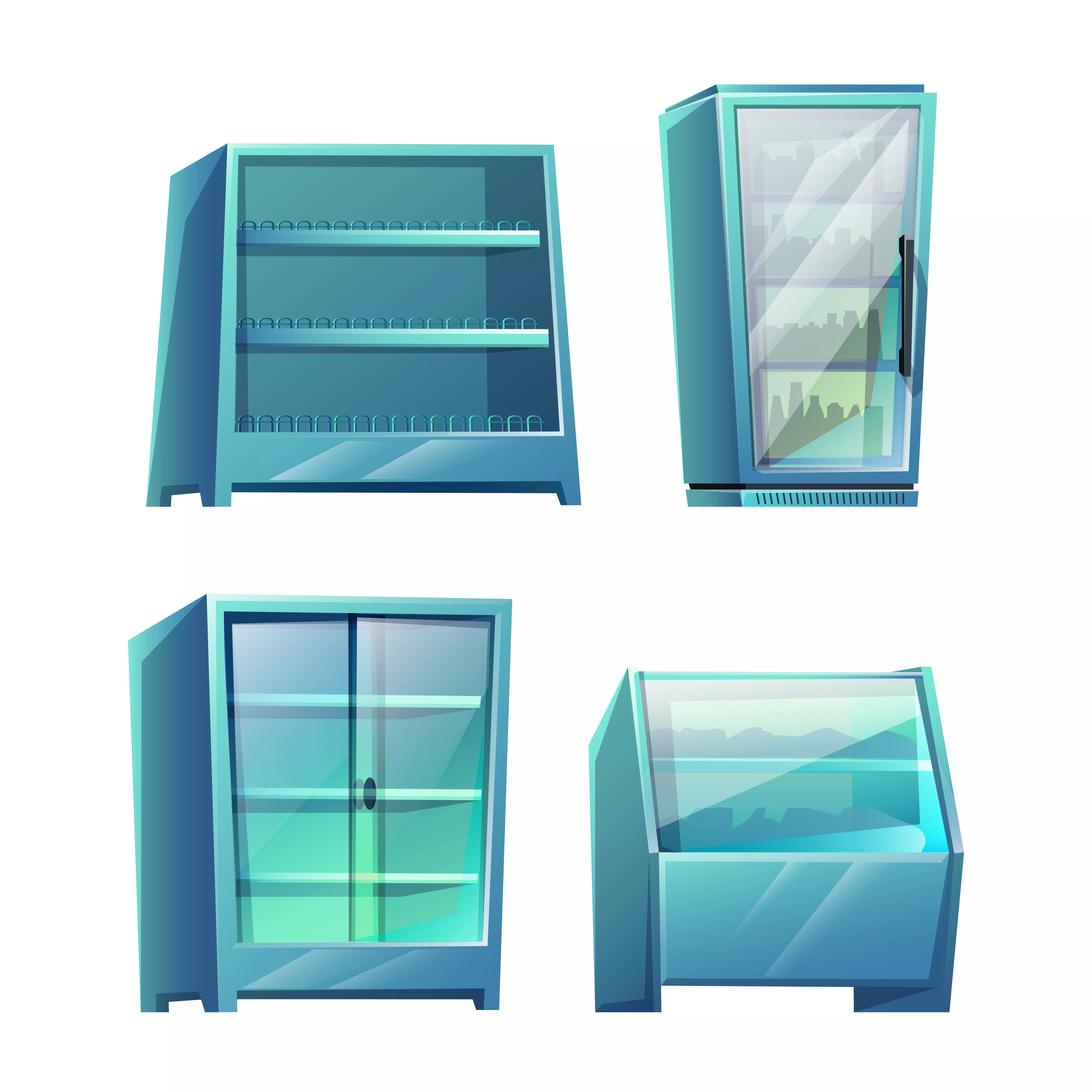 Разные виды холодильной техники